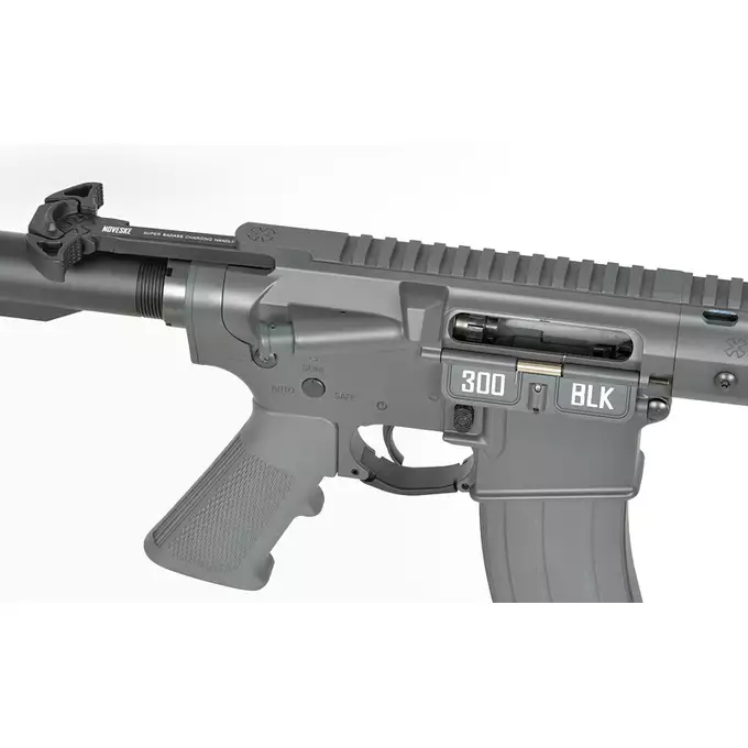 [Zestaw] Replika karabinka Noveske N4 MWS Gen3 GBBr - Grey [EMG] + Magazynek na Green Gaz do Karabinków Double Eagle MWS 35 kulek - Black [DE]