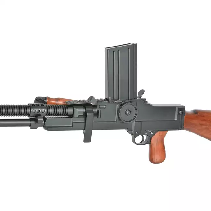 [Zestaw] Replika Karabinu Maszynowego MG26(t) z Okresu II Wojny Światowej [Snow Wolf] + Magazynek MID-CAP do MG26(t) [SNOW WOLF]