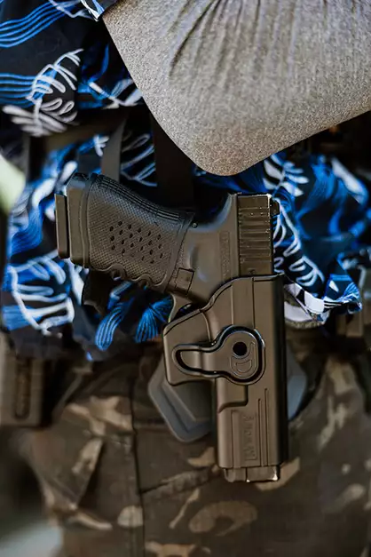 G17/G19/G18 Airsoft Holster Series - Black [Amomax]