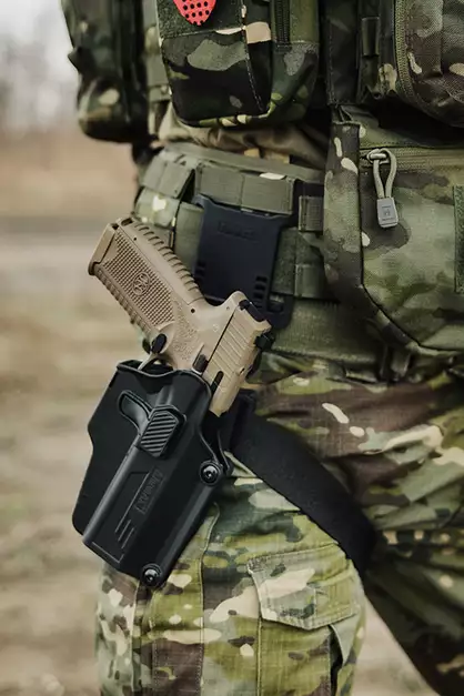 Per-Fit Holster for more than 80 handgun models - Black [Amomax]