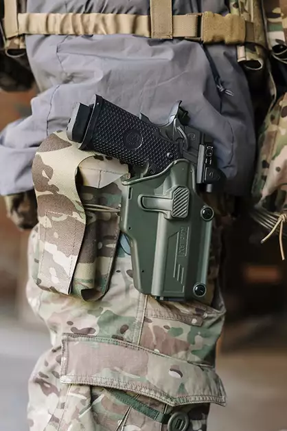 Per-Fit Holster for more than 80 handgun models - Olive [Amomax]