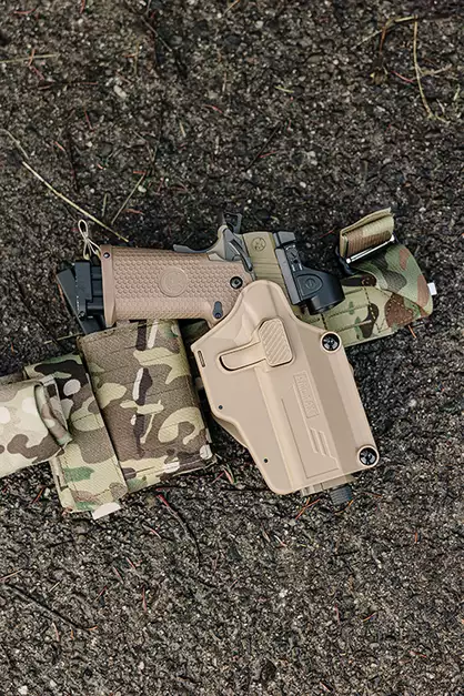 Per-Fit Holster For Morre Than 80 Handgun Models - Khaki [Amomax]