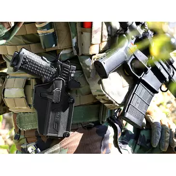 Holster Per-Fit Compatible 80 Modeles De Pistolets - Khaki [Amomax]
