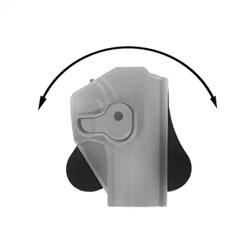 G17/G19/G18 Airsoft Holster Series - Black [Amomax]
