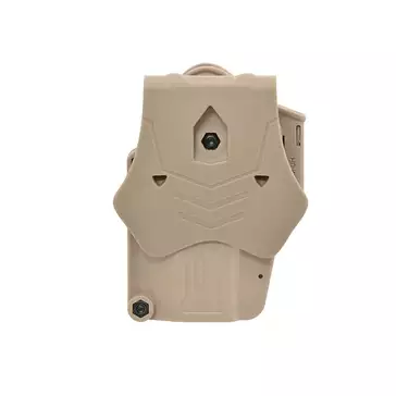 Holster Per-Fit Compatible 80 Modeles De Pistolets - Khaki [Amomax]