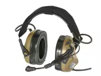 M32 PLUS MOD3 Aktywne ochronniki słuchu z mikrofonem - Coyote Brown [EARMOR]