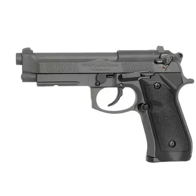[Zestaw] HG-199 Full Auto Green Gaz [HFC] + Kabura Airsoftowa do Beretta M9/92F - Black [Amomax]