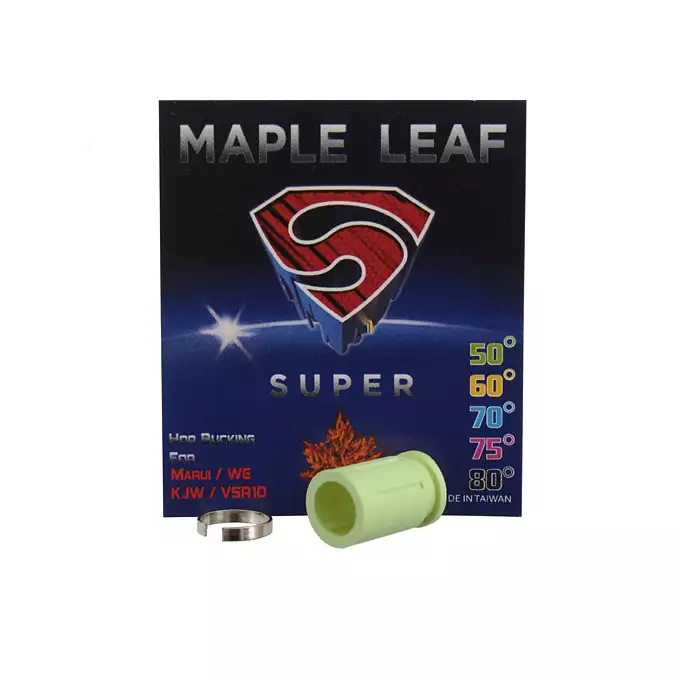 SUPER gumka HOP-UP 50° for VSR &amp; GBB - Green [Maple Leaf]