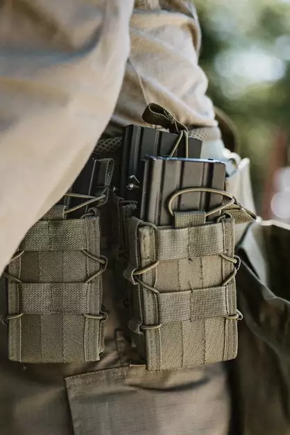 Szybka ładownica MOLLE na magazynek karabinowy - Olive [8FIELDS]