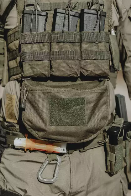 Drop-Down Utility Pouch for Armor Carrier Mod.2 - Olive [8FIELDS]