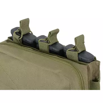MOLLE Triple Rifle Mag/GP Pouch - Black [8FIELDS]