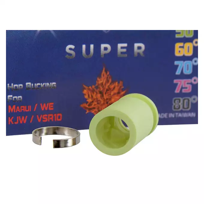 SUPER gumka HOP-UP 50° for VSR &amp; GBB - Green [Maple Leaf]