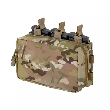 Potrójna ładownica karabinowa z zasobnikiem - Multicamo [8FIELDS]