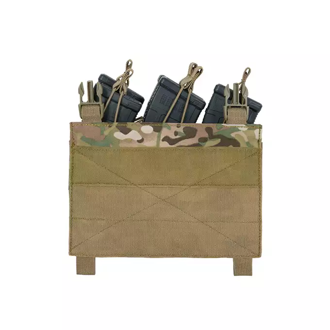 Buckle Up Triple AK Mag/Pistol Pouch Panel - MC