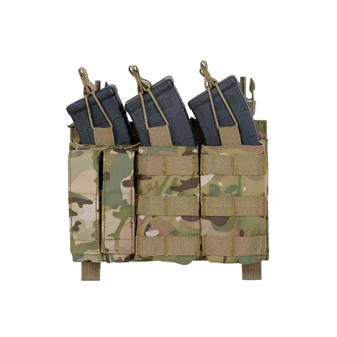 Buckle Up Triple AK Mag/Pistol Pouch Panel - MC