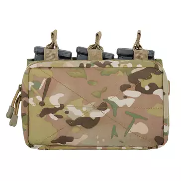 MOLLE Triple Rifle Mag/GP Pouch - MC [8FIELDS]