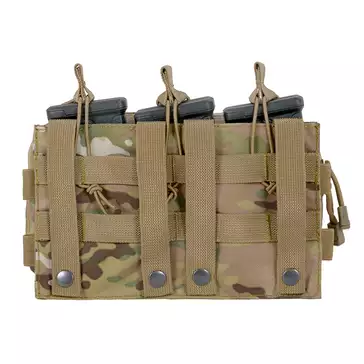 MOLLE Triple Rifle Mag/GP Pouch - MC [8FIELDS]