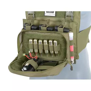 MOLLE Triple Rifle Mag/GP Pouch - Black [8FIELDS]