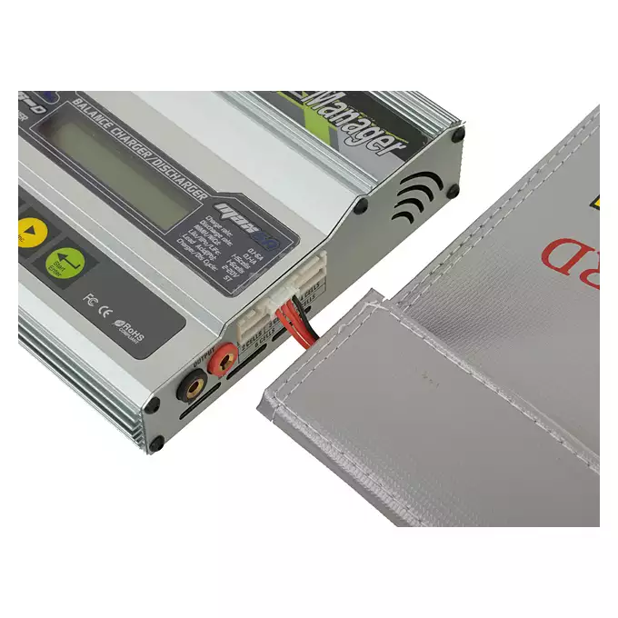 [Set] Battery Li-Po 1450mAh 7.4V 20C T-connect [IPower] + (10x20 cm) LiPo Guard - Safety Battery Charging/Storing Bag [IPower]