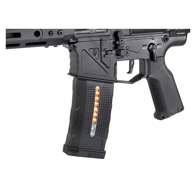 [Zestaw] Polimerowy magazynek Mid-Cap na 150 kulek do serii AR-15/M4 - DE