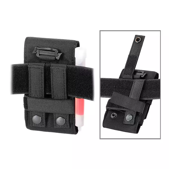 Poche pour telephone a fixations multiple - Black [8FIELDS]