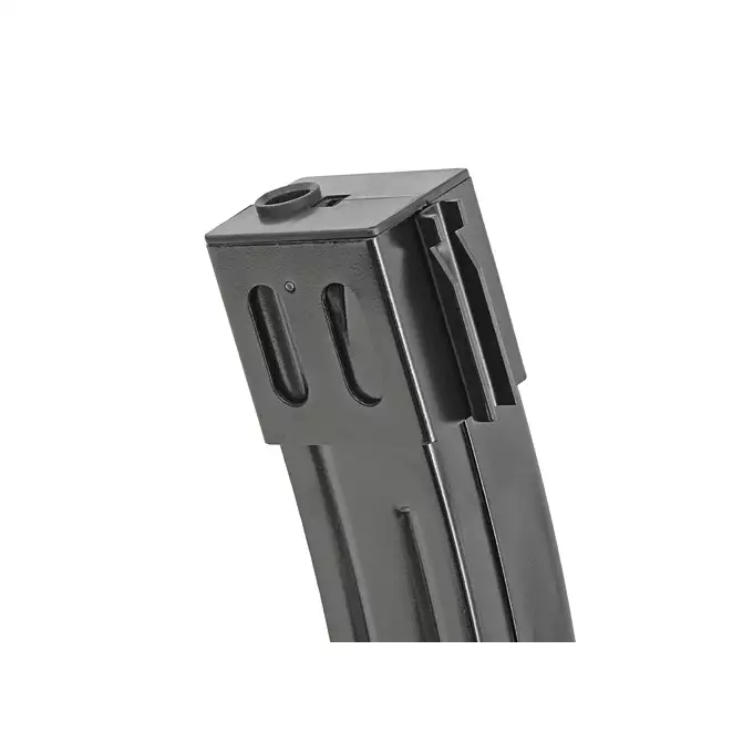 [Zestaw] Replika pistoletu maszynowego PPSz EBB - (ABS Stock Version) [S&amp;T] + Stalowy Magazynek na 130 kulek do repliki SW-09 PPSH-41 - Black [S&amp;T]