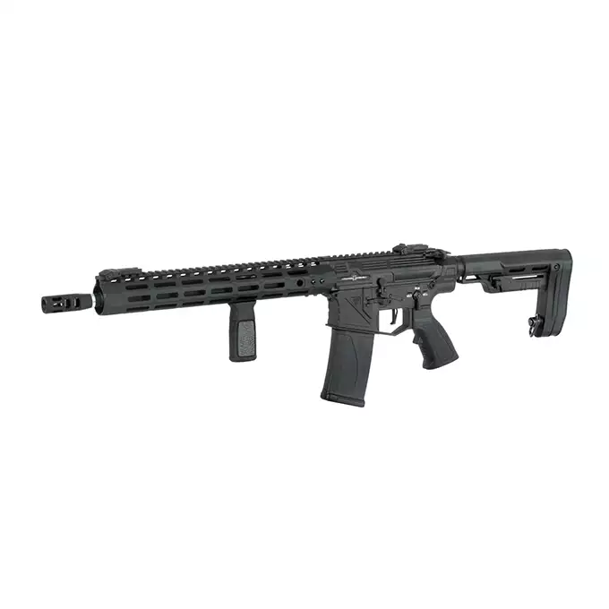 [Zestaw] Replika karabinka Noveske 10.5" Gen III Shorty 300BLK  Eshooter ETU - Black [EMG] + Lekki chwyt pionowy - MLOCK - Black/Gray [BD]