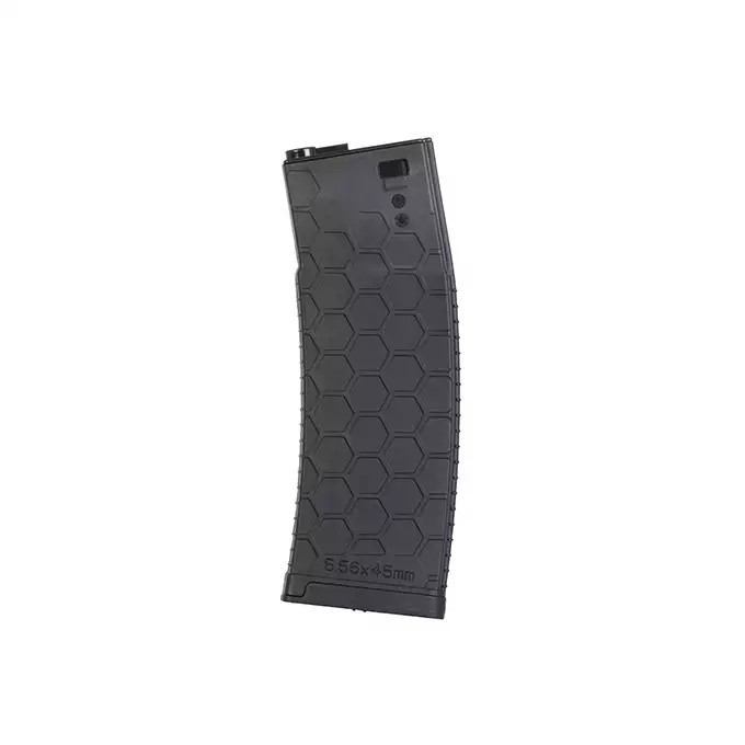[Zestaw] CM.508 [CYMA] + Polimerowy magazynek 450 kulek AR15/SCAR16/TAVOR/ARX100 - Black [BattleAxe]