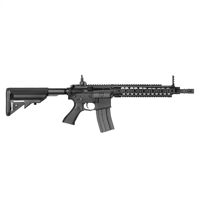 [Zestaw] CM.622 Mosfet Edition - Black [CYMA] + Polimerowy magazynek 450 kulek AR15/SCAR16/TAVOR/ARX100 - Black [BattleAxe]