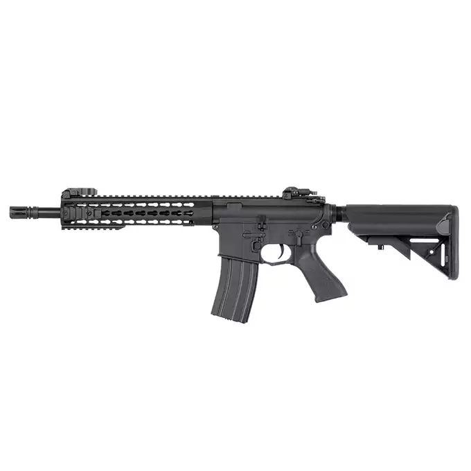 [Zestaw] CM.621 Mosfet Edition - Black [CYMA] + Polimerowy magazynek 450 kulek AR15/SCAR16/TAVOR/ARX100 - Black [BattleAxe]