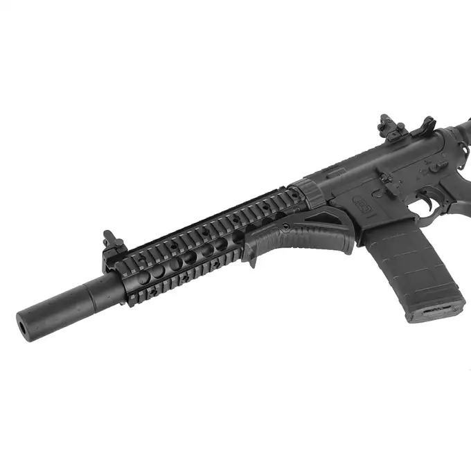 [Zestaw] Replika Strike Industries AK-TRAX Eshooter ETU - Black [EMG] + Chwyt przedni wspierajacy - Black [FMA]
