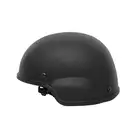 [Zestaw] Replika hełmu MICH2000 wersja "light" - black [8FIELDS] + Stalowa maska siatkowa 2.0 - Black [WOSPORT]