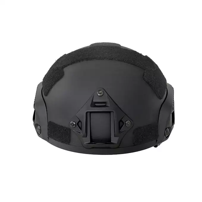 [Zestaw] Ultra lekka replika hełmu Spec-Ops MICH High-Cut - Black [8FIELDS] + Stalowa maska siatkowa 2.0 - Black [WOSPORT]