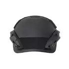 [Zestaw] Ultra lekka replika hełmu Spec-Ops MICH High-Cut - Black [8FIELDS] + Stalowa maska siatkowa 2.0 - Black [WOSPORT]