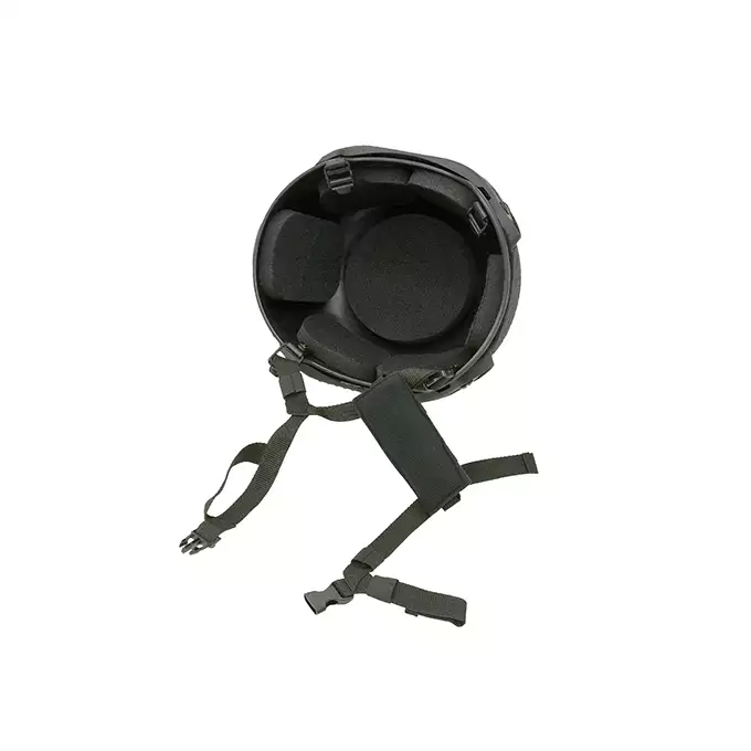 [Zestaw] Ultra lekka replika hełmu Spec-Ops MICH High-Cut - Black [8FIELDS] + Stalowa maska siatkowa 2.0 - Black [WOSPORT]