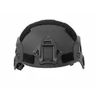 [Zestaw] Ultra lekka replika hełmu Spec-Ops MICH - Black [8FIELDS] + Stalowa maska siatkowa 2.0 - Black [WOSPORT]