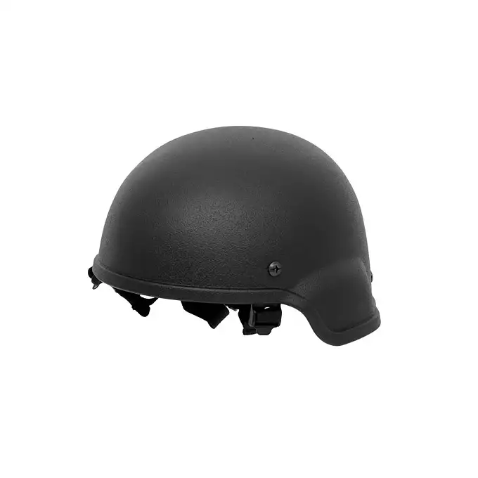 [Zestaw] Replika hełmu MICH2000 wersja "light" - black [8FIELDS] + Stalowa maska siatkowa 2.0 - Black [WOSPORT]
