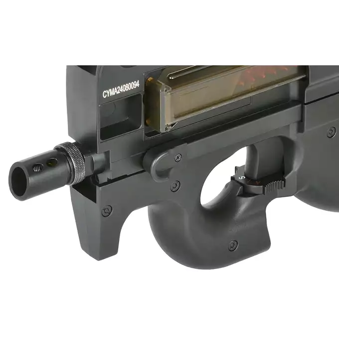 [Zestaw] Replika PM FN P90 z celownikiem [CYBERGUN] + Magazynek Mid-Cap 100 kulek do P90 [Fuxing]