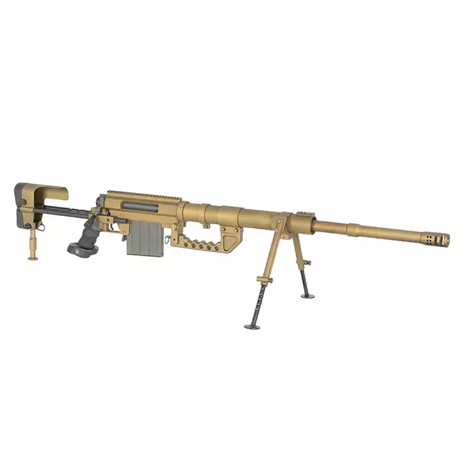 [Zestaw] Replika karabinu bolt-action ST200 Full Metal - Tan [S&amp;T] + Precision BB kulki 0,45g - 1000 szt. [BLS]
