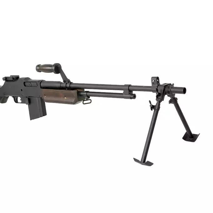 [Zestaw] Replika karabinu maszynowego M1918 BAR - Real Wood [S&amp;T] + Magazynek na 160 kulek do M1918 BAR [S&amp;T]