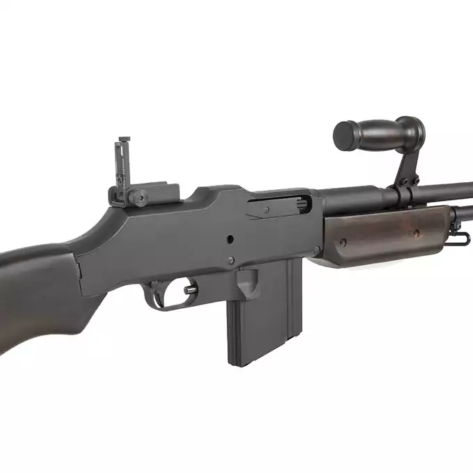 [Zestaw] Replika karabinu maszynowego M1918 BAR - Real Wood [S&amp;T] + Magazynek na 160 kulek do M1918 BAR [S&amp;T]