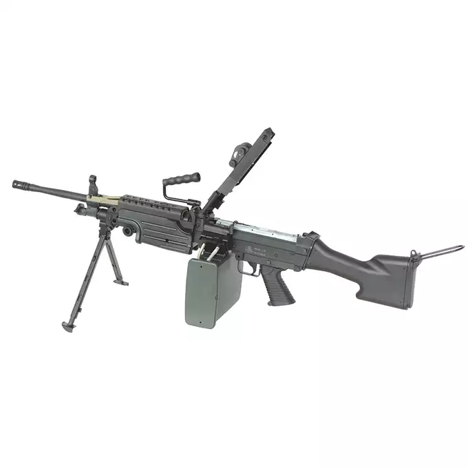 [Zestaw] Replika karabinu maszynowego M249 MKII Sports Line [A&amp;K] + Akumulator Li-ion 2600mAh 7,4V 15C Tamiya [IPower]