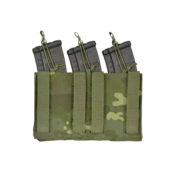 Laser-Cut Panel with 3 AR/AK Magazine Pouches - MT [8Fields]