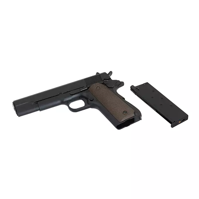 [Zestaw] Replika pistoletu M1911 armii USA [Army Armament] + Olej silikonowy 100ml [Pro Tech Guns]