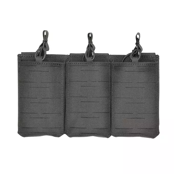 Panel Laser-Cut z ładownicami na 3 magazynki AR15 - Czarna [8Fields]