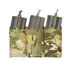 Laser-Cut Panel with 3 AR15 Magazine Pouches - Multicamo [8Fields]