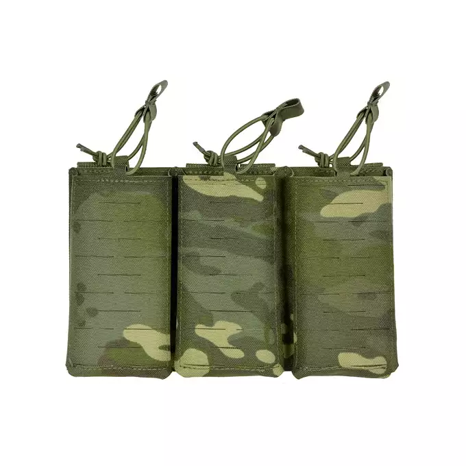 Laser-Cut Panel with 3 AR/AK Magazine Pouches - MT [8Fields]