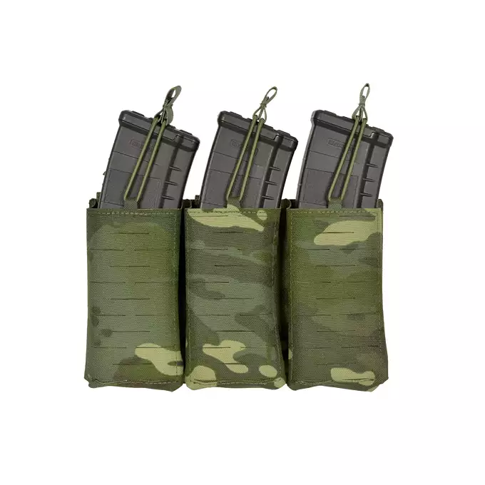 Laser-Cut Panel with 3 AR/AK Magazine Pouches - MT [8Fields]