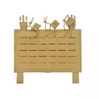 Panel Buckle Up Laser-Cut Low Profile - Coyote [8FIELDS]