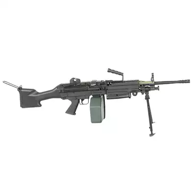 [Zestaw] Replika karabinu maszynowego M249 MKII Sports Line [A&amp;K] + Akumulator airsoftowy 25C 1200mAh 3S1P 11.1V LiPo T Plug + Kompaktowa ładowarka LIPO B3Pro